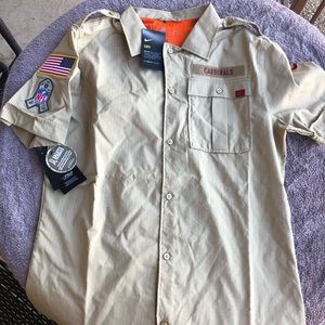 NFL “SALUTE TO SERVICE” Cardinals Button Polo S